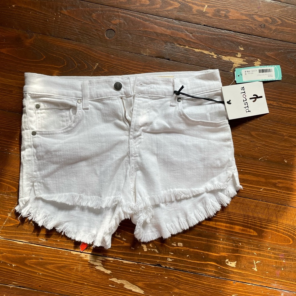 NWT Pistola White Jean Shorts